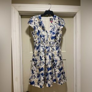 Vince Camuto Floral Dress Size 4